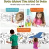 12/6/3M Children's Drawing Roll DIY Graffiti Scroll Color Filling Paper Painting Coloring Paper Roll for Kids Educational Toys 2