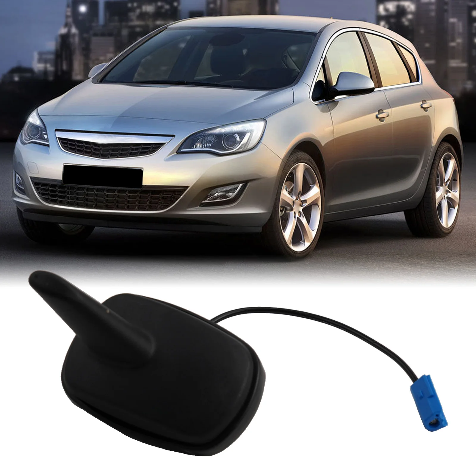 Auto Haai Antenne Haaienvin Vorm Abs Metalen 5Q0035507B5FQ 5Q0 035 507 B 5Q0035507B Glanzend Zwarte Auto Antenne