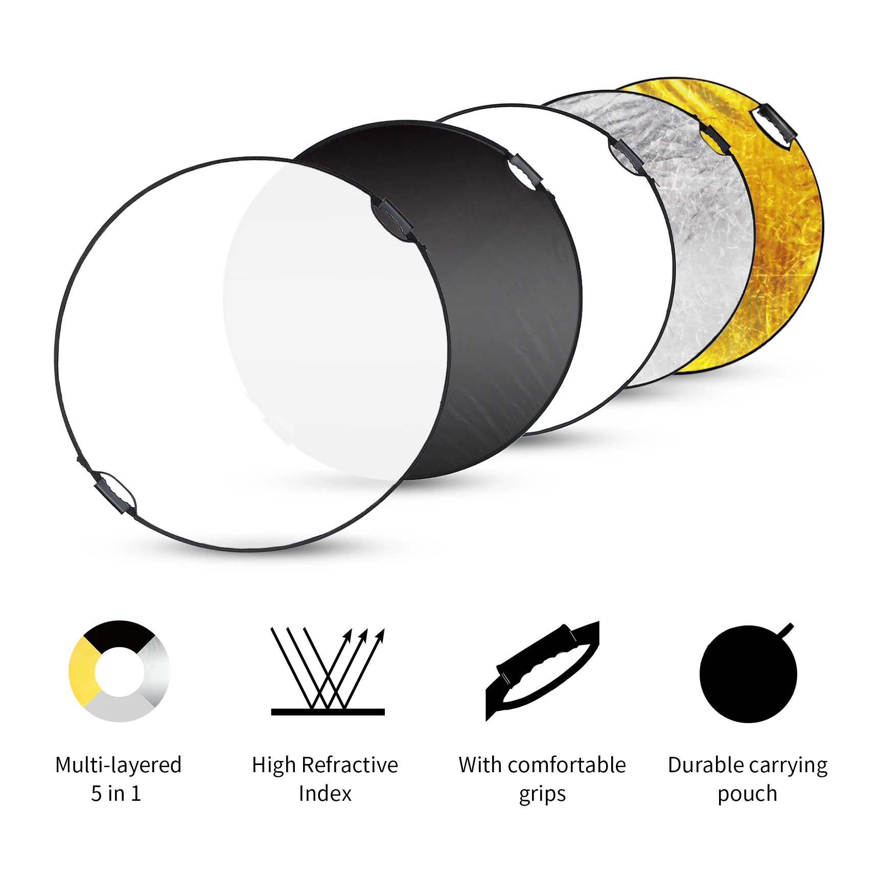 Selens in Photography Reflector Collapsible Portable Light