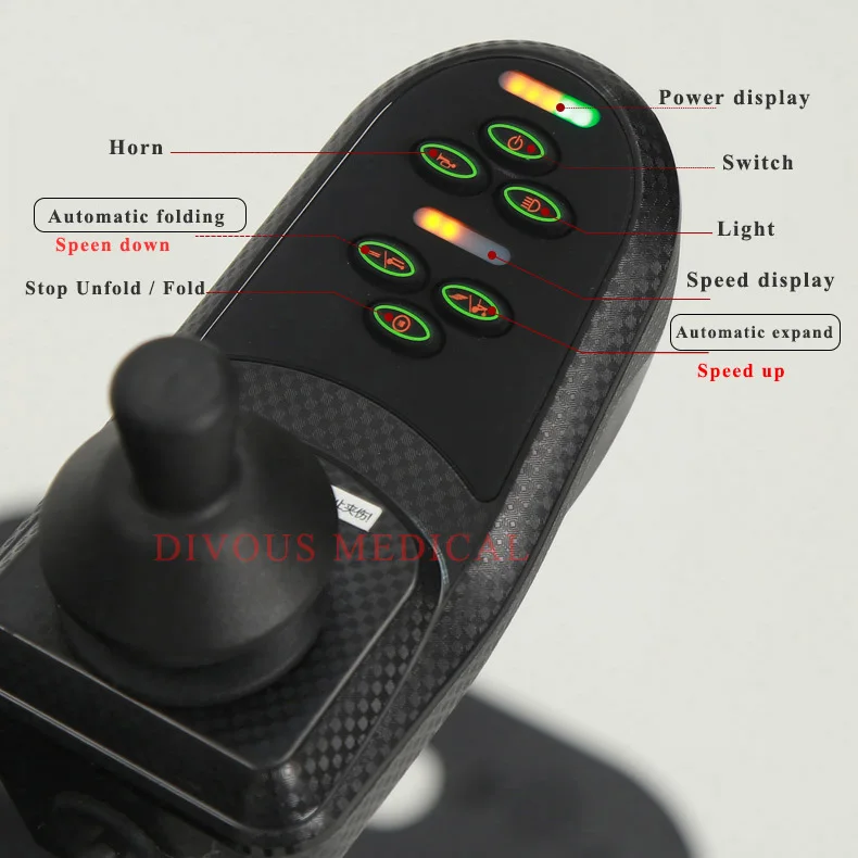 Duty Model Folding Automatic Electric Wheelchair Foldable Nursing Wheel Chair Mobility Aids for the Elderly