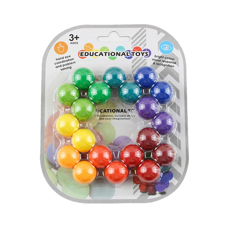 Infinity Rainbow Ball Sensory Fidget Toys For Anxiety Autism Cubo Antiestres Juguetes Antiestrés Para Adulltos Niños 3