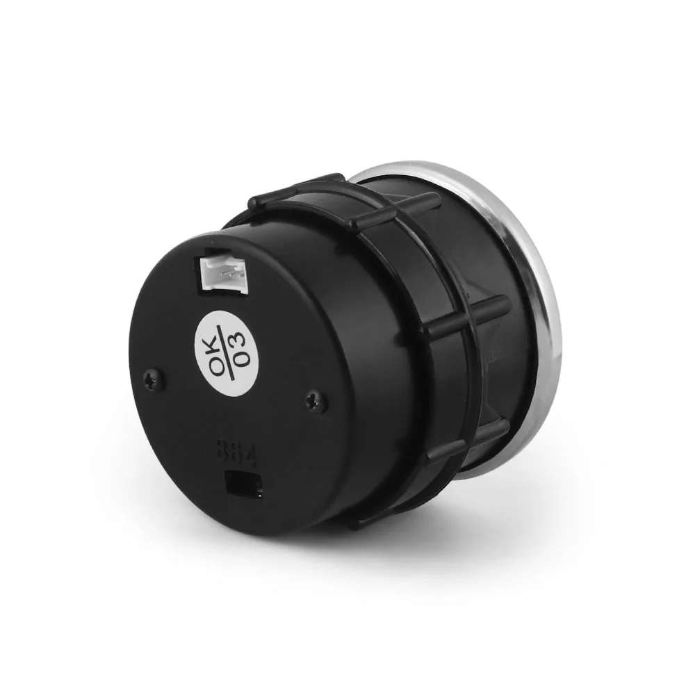 Dynoracing 2 52mm 12V 수온 게이지 섭씨 7 색 포인터 스테퍼 모터가있는 수온 측정기