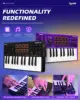 Synido Tempokey K25 MIDI Keyboard Band Accompaniment Arranger Portable MIDI Controller 1