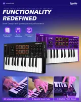 Synido Tempokey K25 MIDI Keyboard Band Accompaniment Arranger Portable MIDI Controller 1