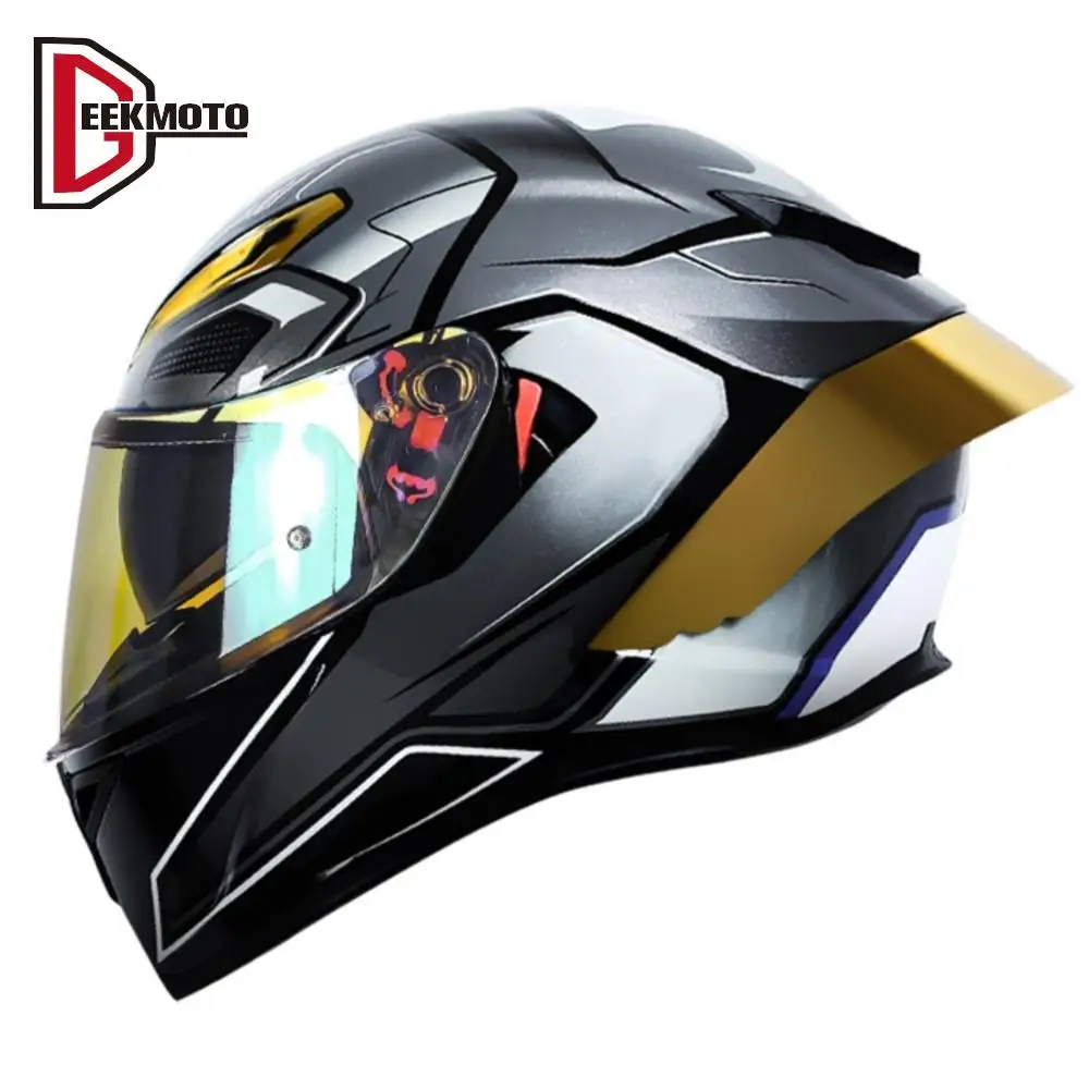Cat Helmet Full Face Helmet Cool Girl Helmets Mosaike Hot Selling Cool  Off-Road Motorcycle Protection
