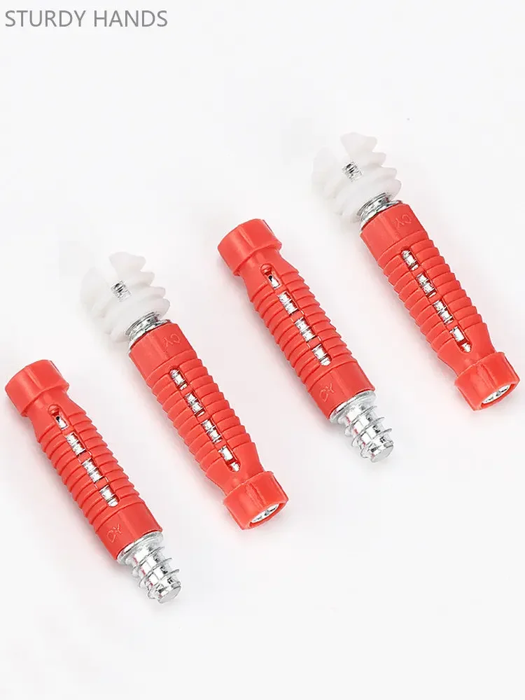 20pcs/lot Panel Closet Wooden Furniture 2-in-1 Connector Kit Hidden Invisible Connector Hardware Tool Woodworking Accessories