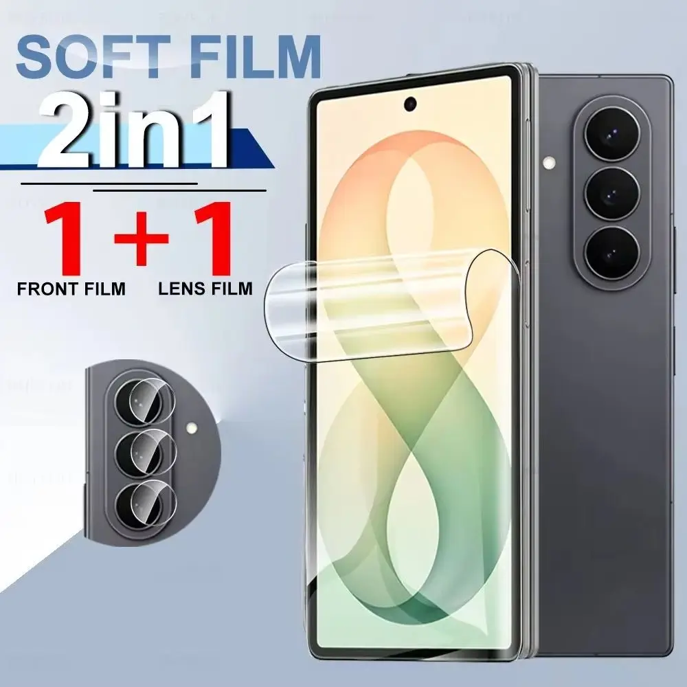 Dual Function Outer Screen Protector with Lens Protection - Hydrogel Film for Samsung Galaxy Z Fold Series
