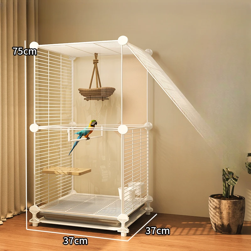 

Large Guinea Pig Bird Cage Hamster Hut Accessories Ferret Breeding Bird Cage Carrier Oiseaux Accessoires Pet Products RR50BC