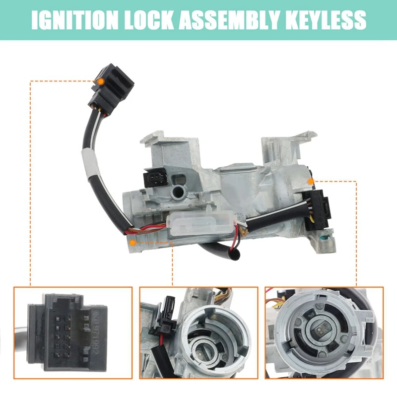 

Essential Car Steering Lock Ignition Lock Housing With Harness For Jetta-Sedan & Beetle 2011-2018, Code 5C6905841 5C6-905-841
