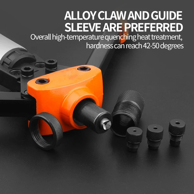 Hand Rivet Gun Set Professional Rivet Nut Riveter Construction Stapler DIY Hand Tool Riveter Tools Embody 50pcs Nut