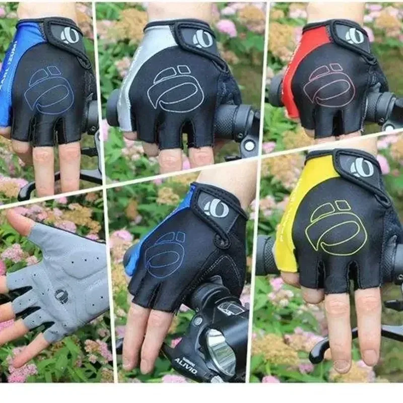 Cycling Gloves Half Finger Gel Anti-Slip Anti-Sweat Road Bike Gloves For Men Mtb Gloves Half Finger Gel Cycling Equipment 6