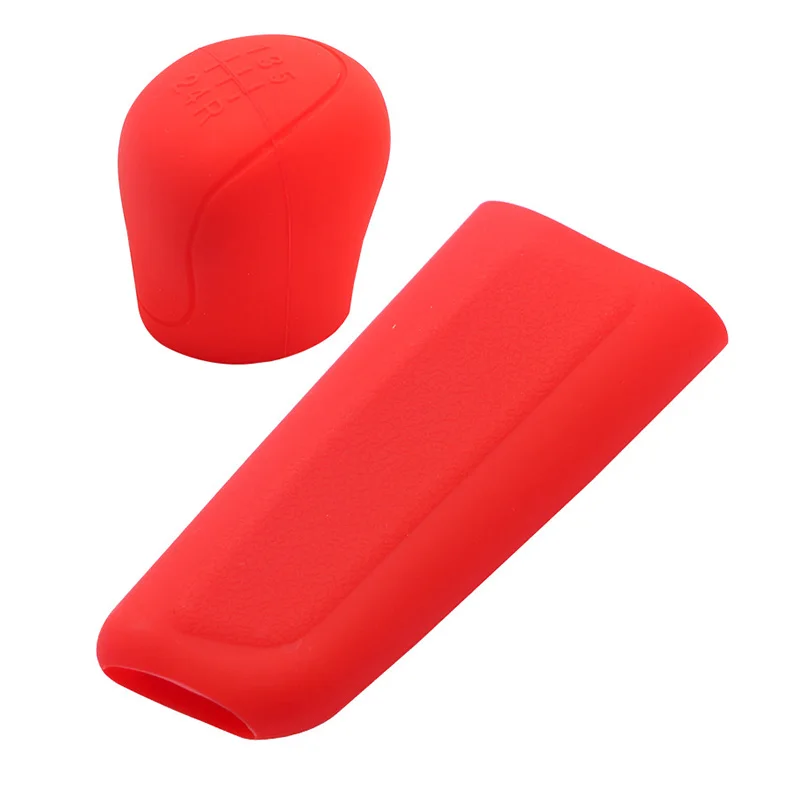 Silicone Non-Slip Gear Shift Knob Protective Cover
