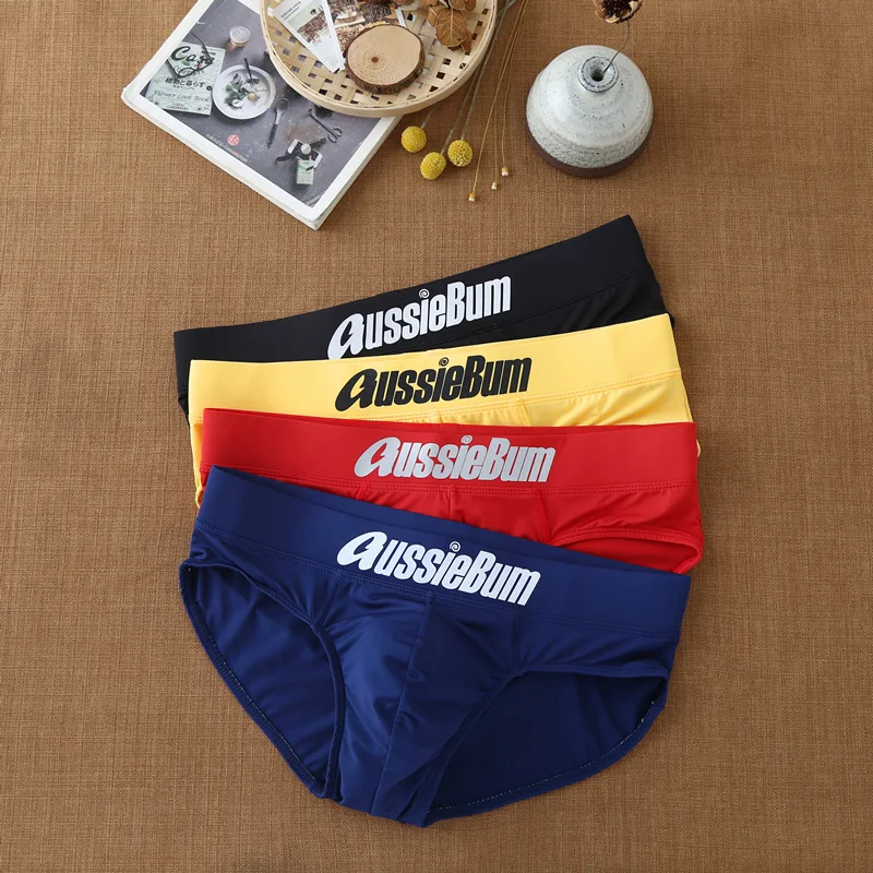 Men Triangle Underwear Qmilch Low Increase Capsular Elasticity Body Bag Hugging Comfortable Briefs Slip Dropshipping 3