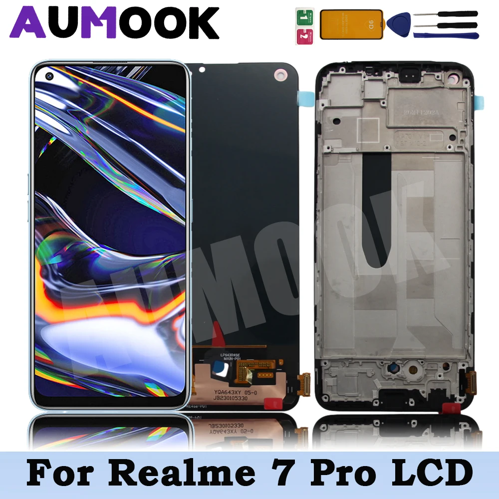 

Original 6.4'' LCD For OPPO Realme 7 Pro Display Touch Screen Digitizer Panel Assembly Replacement for Realme 7 Pro RMX2170 lcd