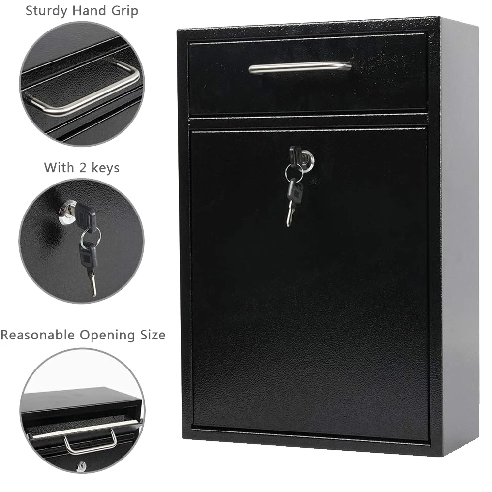 Locking Mailbox With Key Metal Mailbox For Loading Paper