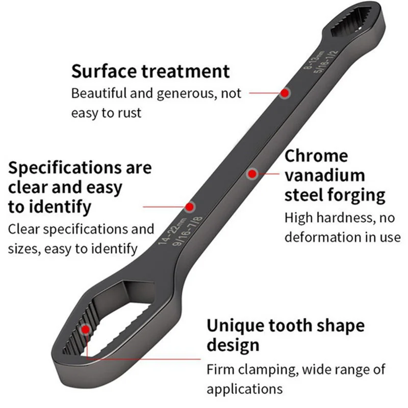 (Summer Flash Sale- 50% Off) Universal Double-sided Wrench