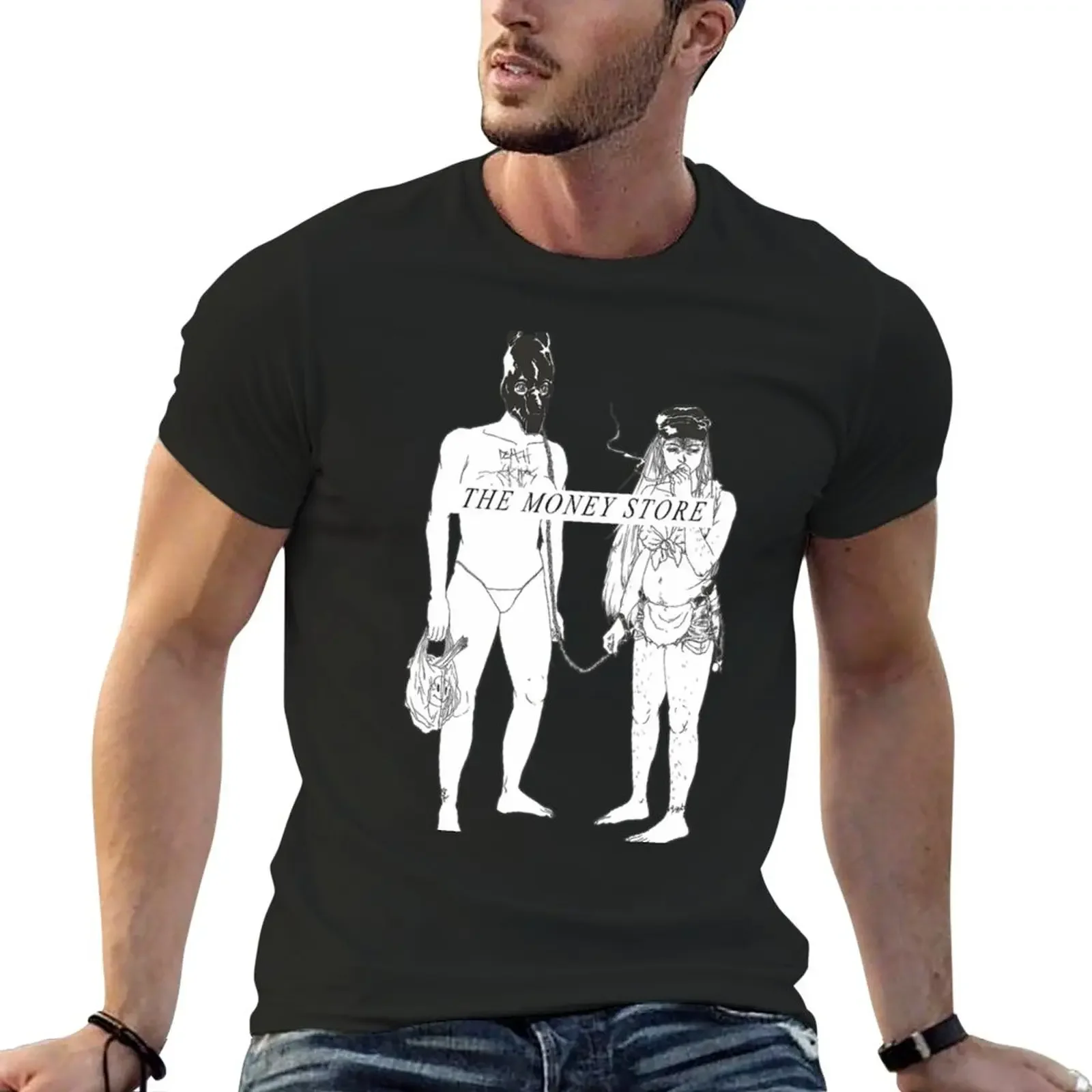 

death grips the money store album cover (censored) Essential T-Shirt graphics Short sleeve tee men