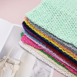 20x23cm 9inch Tutu Tube Blue Lined Soft Crochet for Girls Handmade Elastic Wrapped Chest Girls DIY Skirt Dress Accessories Gifts