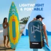 Adventure 11'34"6" Standing Paddle Board SUP - Speed Storage and Durability for Your Outdoor Escapes Fishing Surfing Sea Paddle