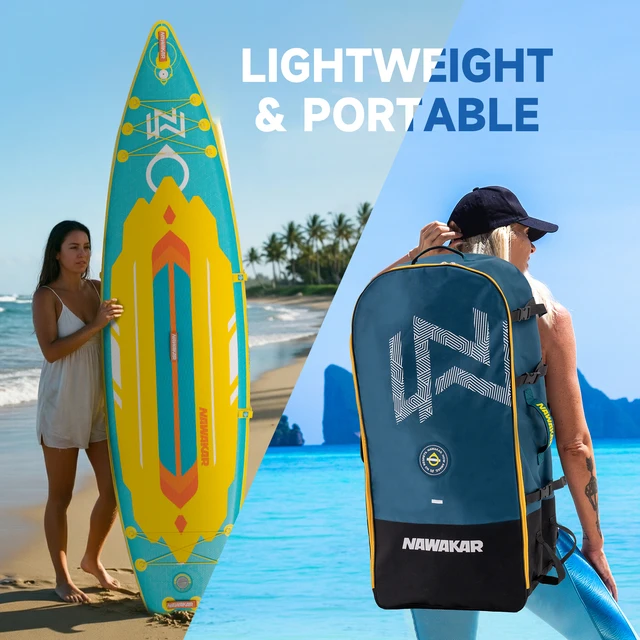 Adventure 11'34"6" Standing Paddle Board SUP - Speed Storage and Durability for Your Outdoor Escapes Fishing Surfing Sea Paddle