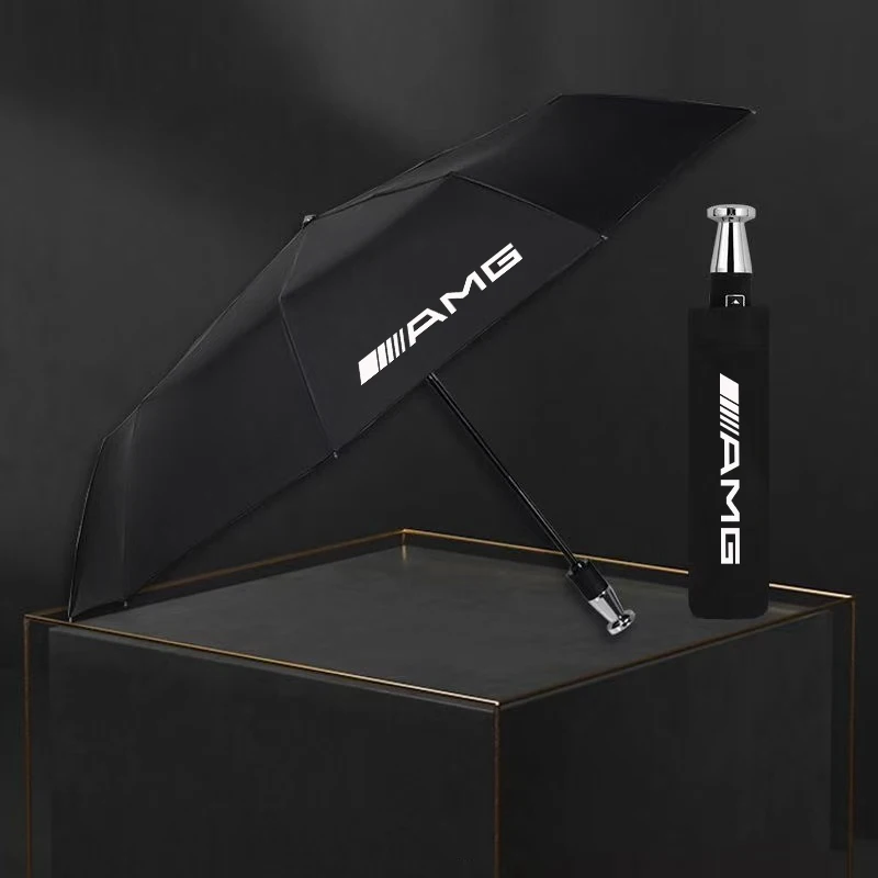 Car Windshield Sunshade Car Logo Umbrella Automatic Folding For Mercedes-Benz AMG A C E S V Class Sprinter GLC ML SLK SL Vito CLS GLA GLK