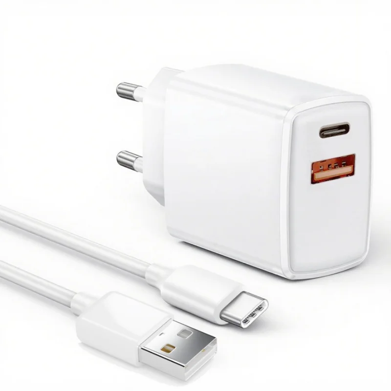High-Speed 20W USB-C Power Adapter - Fast Charging for Smartphones and Tablets