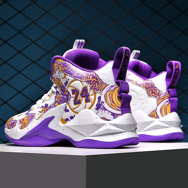 Men Basketball Shoes Field Training Sports Tennis Non Slip Luxury Basketball for Children Basketball Shoes