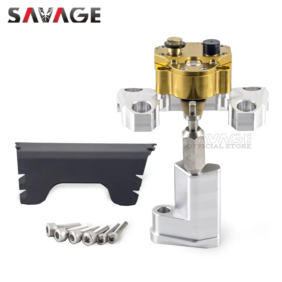 Ammortizzatore Sterzo Moto Universale - In Alluminio CNC, Per Yamaha MT07 MT09 MT10 - Foto 4