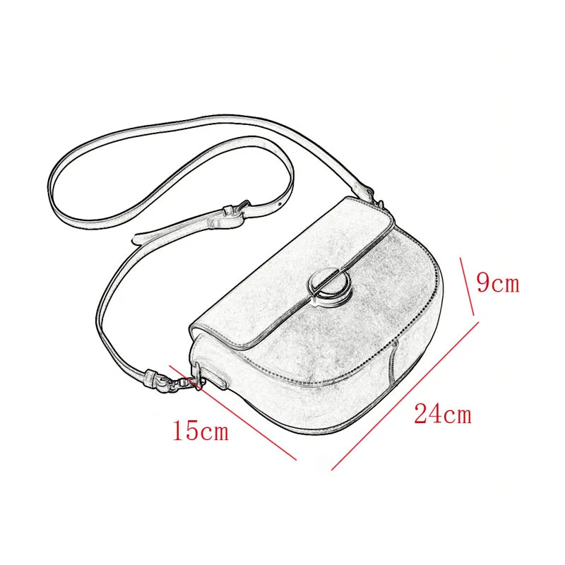 Pndme Mode Vintage Designer Echt leder Frauen Diagonale Tasche lässig handgemachte Luxus echte Rindsleder weibliche kleine Umhängetasche – Detail 1