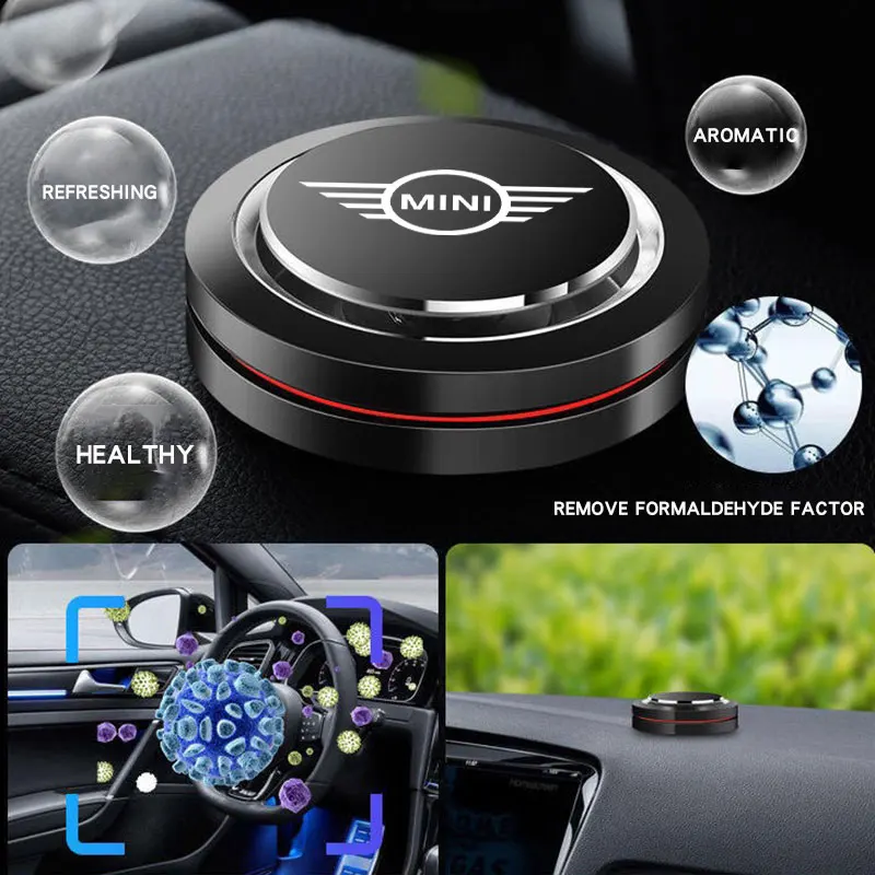 Samochód ze stopu aluminium odświeżacz powietrza perfumy o smaku wnętrze auta perfumy dla Mini Cooper S R5556505360 F5556 akcesoria rodaków
