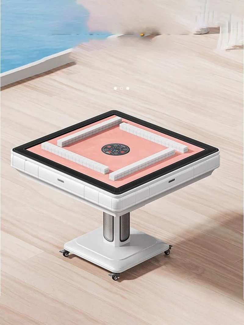 

Modern Simple Dining Table Fold Mobile Power-driven Low Volume Mahjong Table Home Amusement Mesa De Comedor Home Furniture LVMC