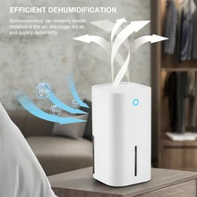 

Home Dehumidifier Air Dryer Electric Moisture Absorber Moisture Eliminator For Basement Bathroom Wardrobe Antihumidity 850ml