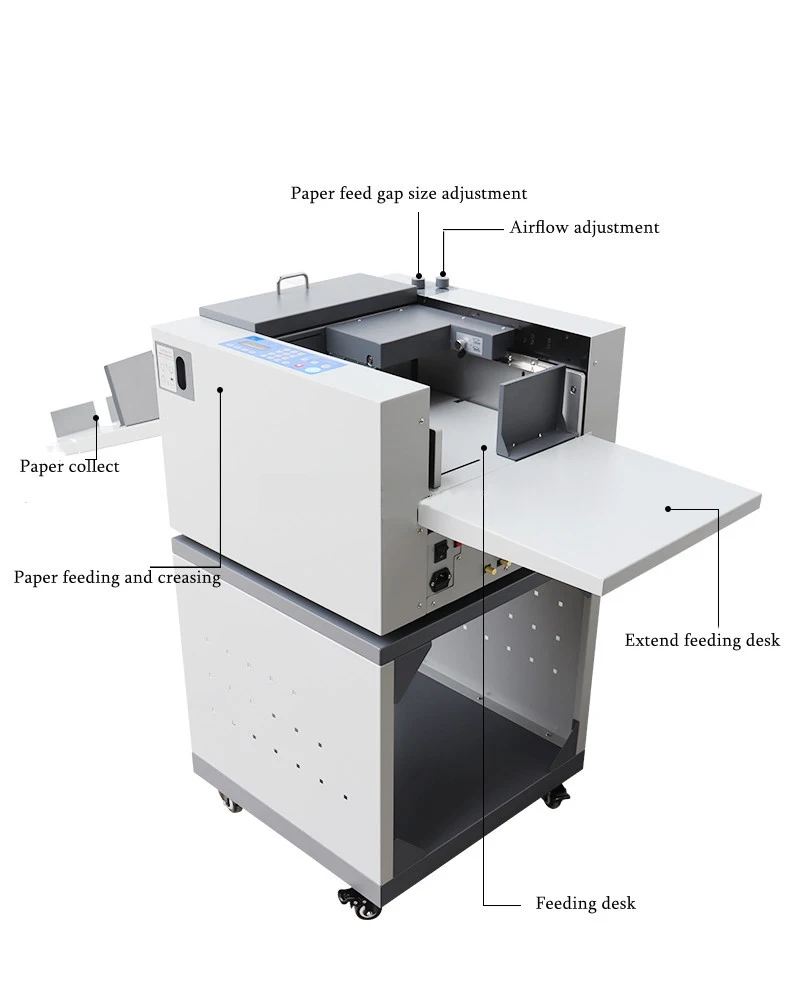 

NC350A factory sell digital auto feed creasing machine in stock for paper