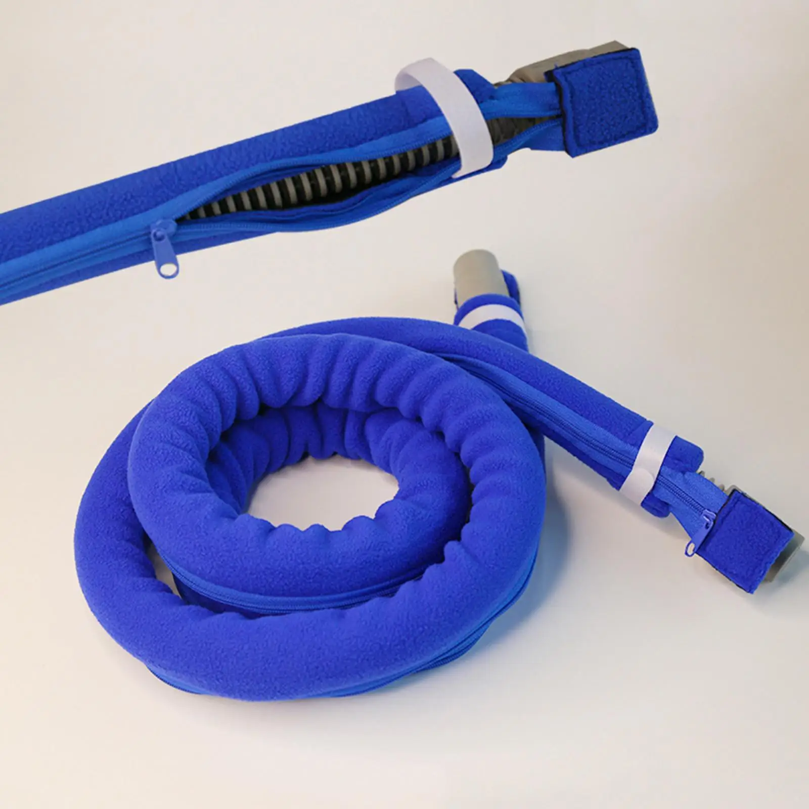 Cpap Hose Cover with Zipper Insulation Protection Soft Zippered Fleece Wrap 4