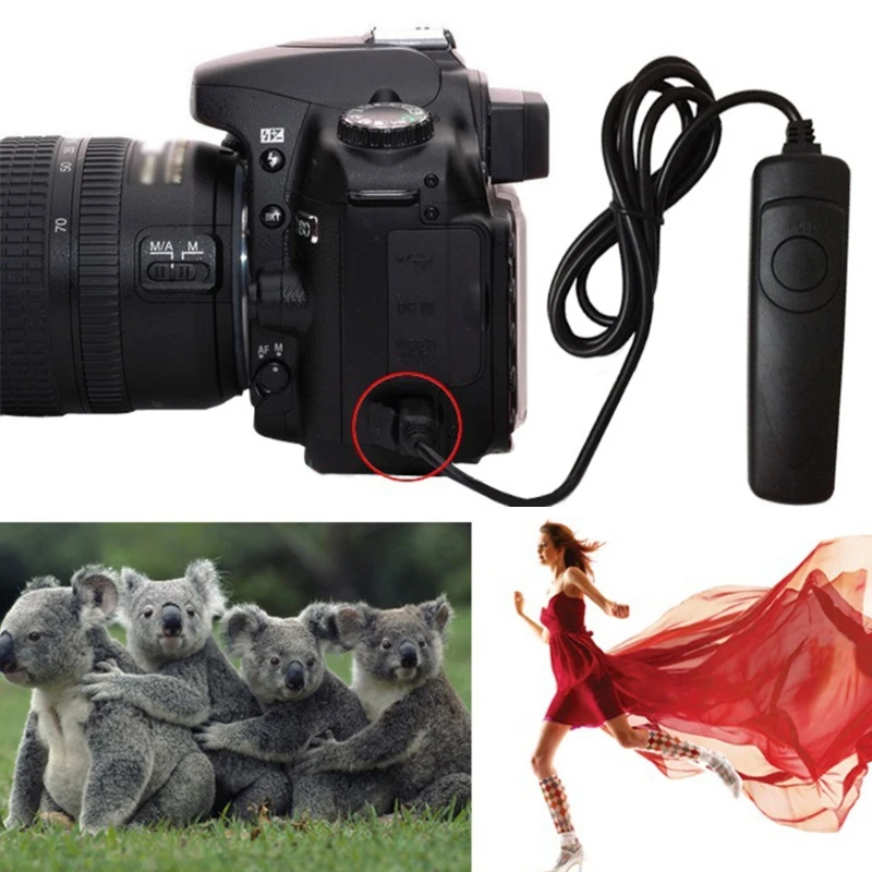 RR-100 Remote RR100 Trigger Camera Shutter Release Control Cable 1m/3.28ft Cord for Fuji GFX 50R XT30 Cameras