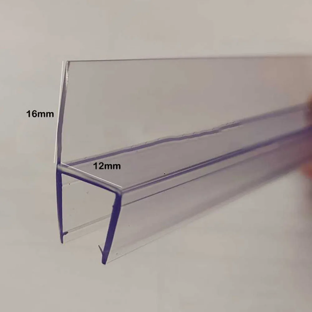 Waterproof Shower Door Seal Set Two 50cm Replacement Strips For Effective Leak Prevention And Simple Installation