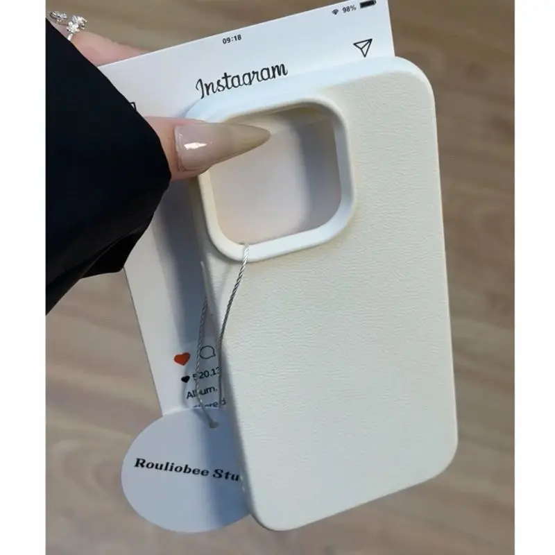 Leather Silicone Phone Case - Luxury Protective Cover