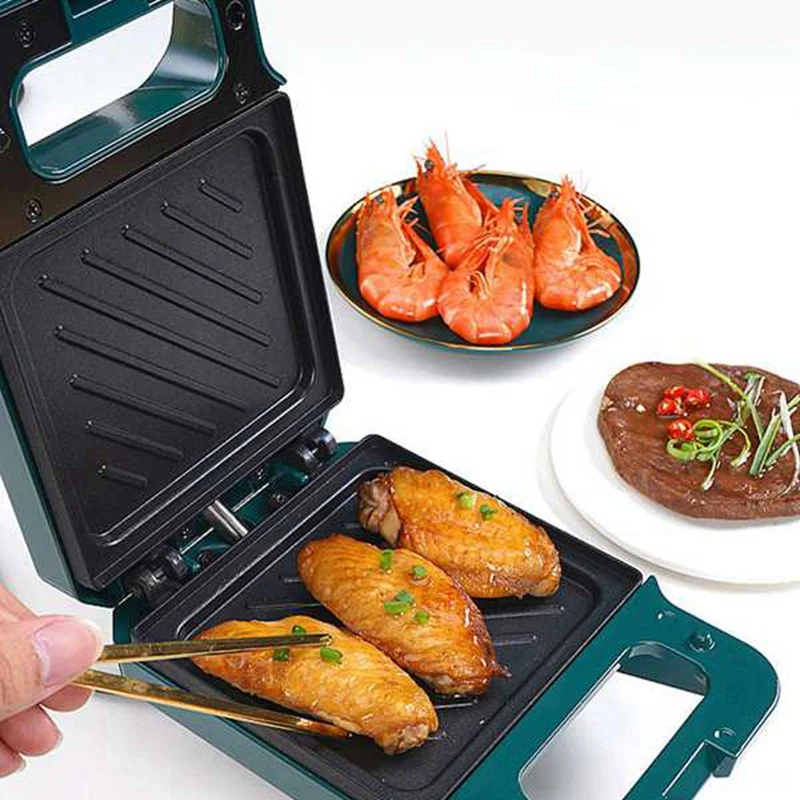 Electric Sandwich Maker Toaster Tools Home Light Food Multi-Function Heating Press EU Plug 2