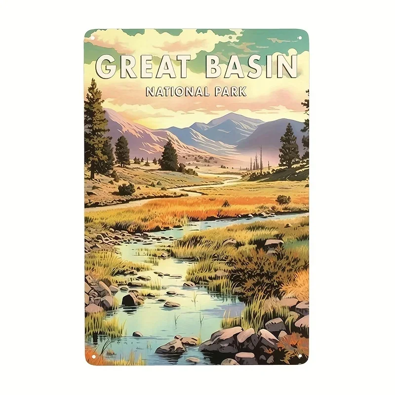 

Great Basin National Park Poster Art Signs Wall Decor Vintage Metal Tin Sign Art Poster Fun Pub Man Cave Sign Wall Decoration