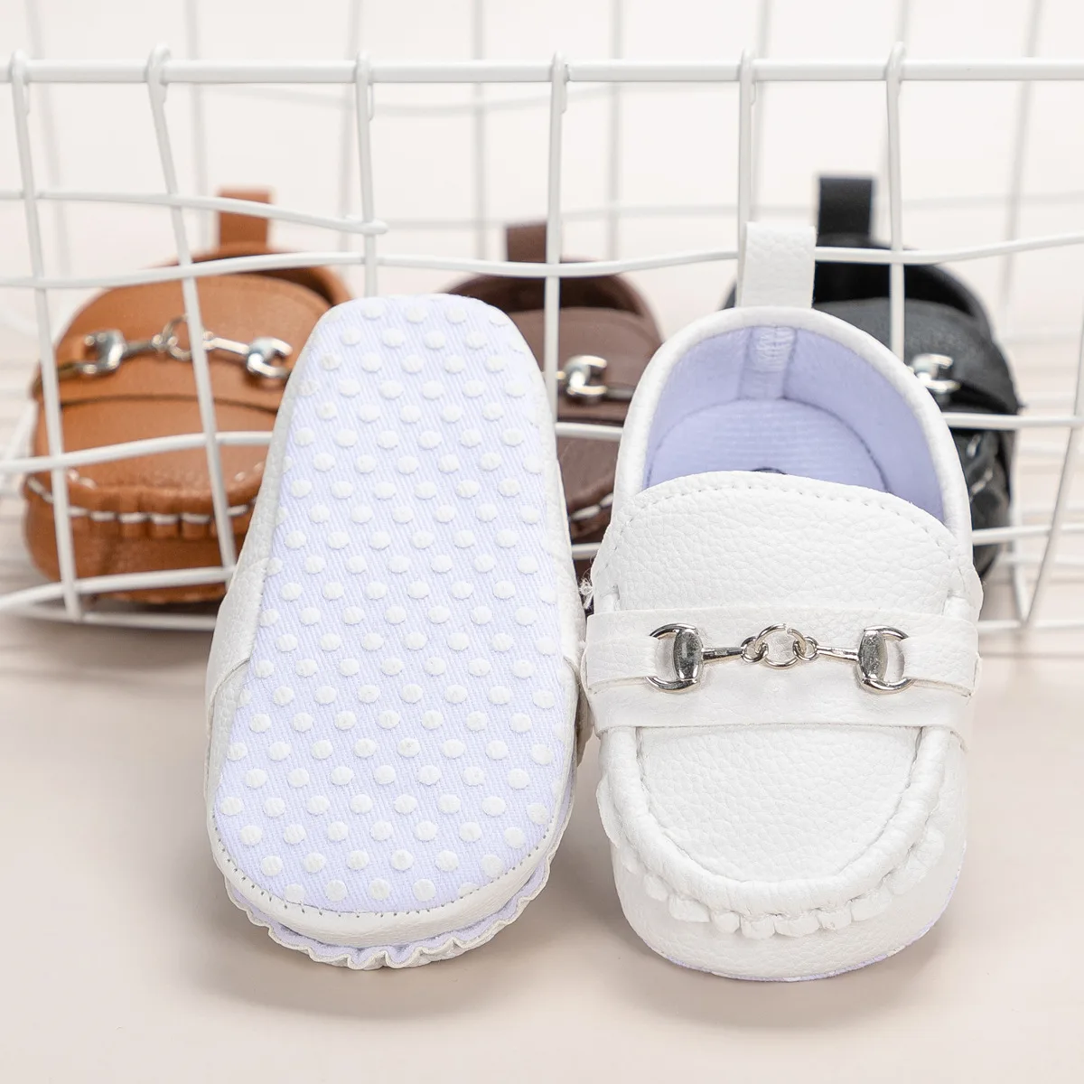 0-18M Newborn Baby Walking Shoes for Boys Fashion Lefu Shoes, Leisure First Step Walker 4