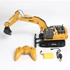 HUINA 1/16 RTR 1510 RC Remote Control Excavator Truck Bulldozer Car 2.4G Light Battery TOUCAN Outdoor Toys For Boys Gift TH18043 1