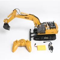 HUINA 1/16 RTR 1510 RC Remote Control Excavator Truck Bulldozer Car 2.4G Light Battery TOUCAN Outdoor Toys For Boys Gift TH18043 1