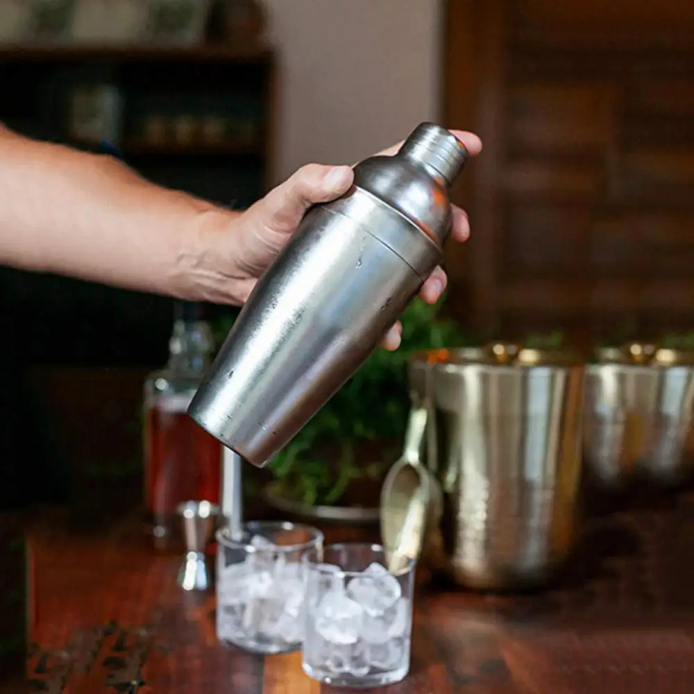 Stainless Steel Cocktail Shaker Mixer Wine Martini Boston Shaker For Bartender Drink Party Bar Tools Barware Home Dining Kitchen cocktail shaker