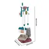 Kids Cleaning Set Pretend Play Kit Cleaning Toys Cleaning Toys Gift For Toddlers Include Broom Mop Duster Dustpan Brushes Rag 6