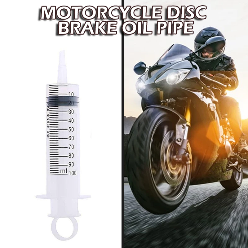 1pc100ml50cmMotorcycleBleedKitUniversalBrakeSyringeCaliperGas