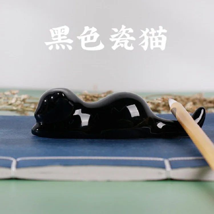 1pc Ceramic Pen Holder for Chinese Calligraphy Watercolor Ink Painting