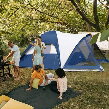 Camping Dome Tent with Screen Room, 6 Person 1