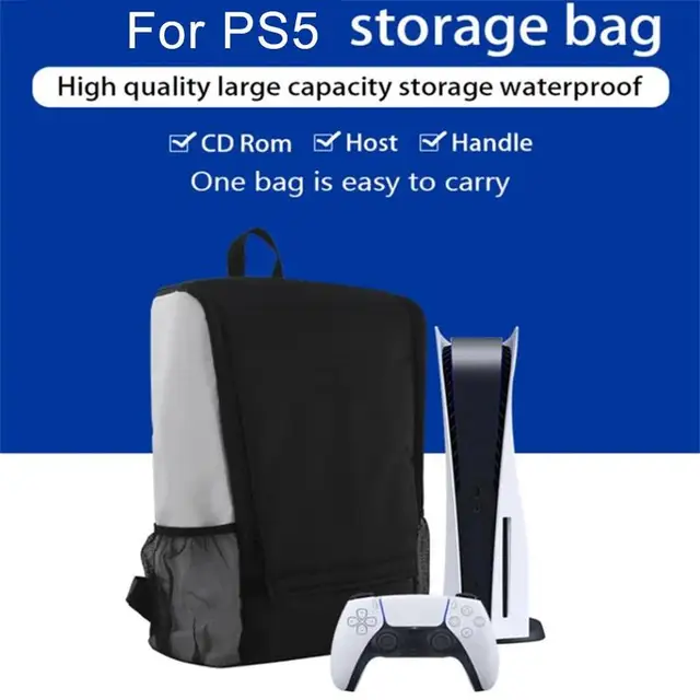 For PS5 Backpack , Compatible with Console and Playstation 5 Disk/Digital  Edition, 3 Layers Capacity Travel Carrying Case Travel Storage Bag For PS5  Accessories. : Precio Guatemala