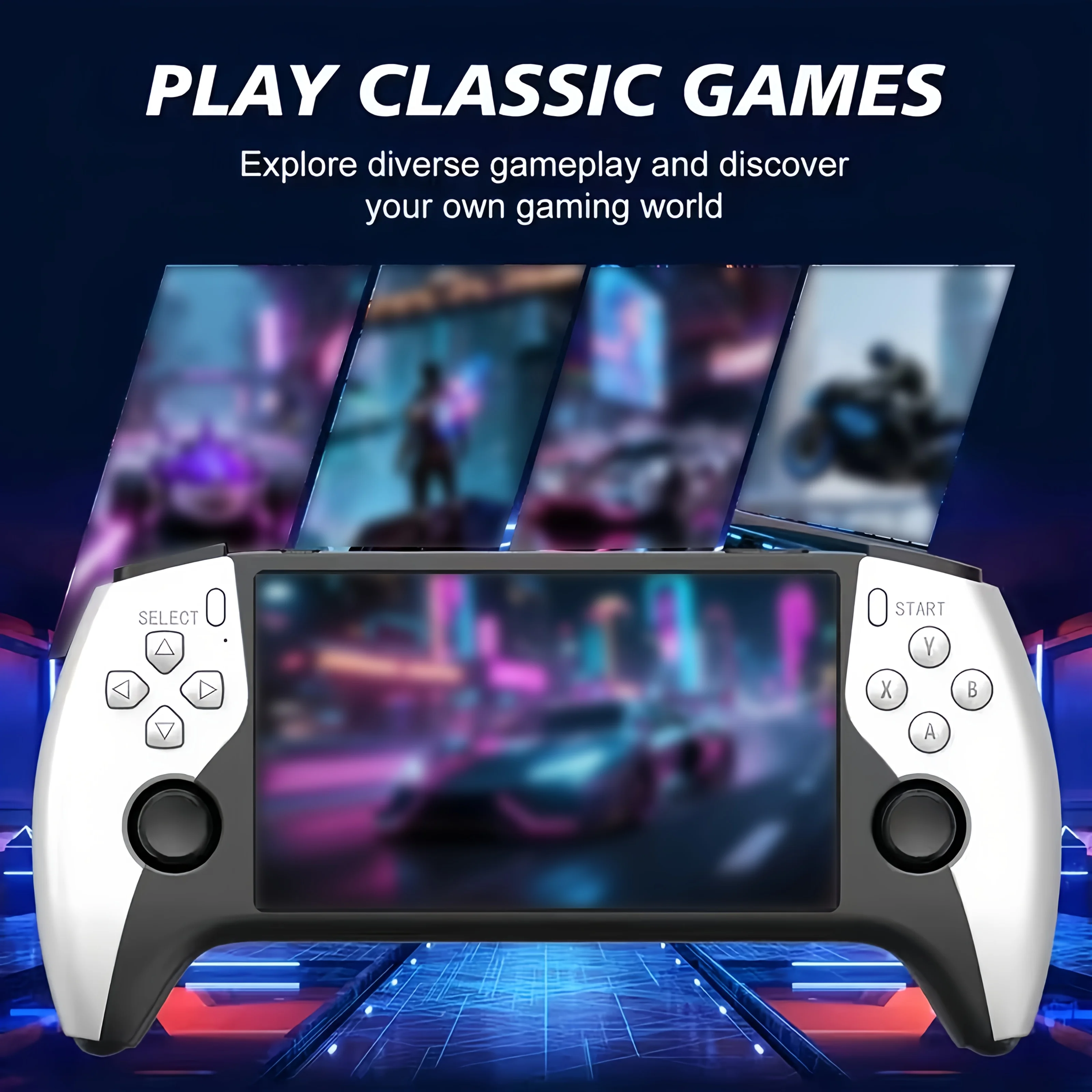 SF3500 Portable Handheld Game Player IPS Screen Retro Video Game Console for for Adult Gift Gaming console Christmas Gift - 4
