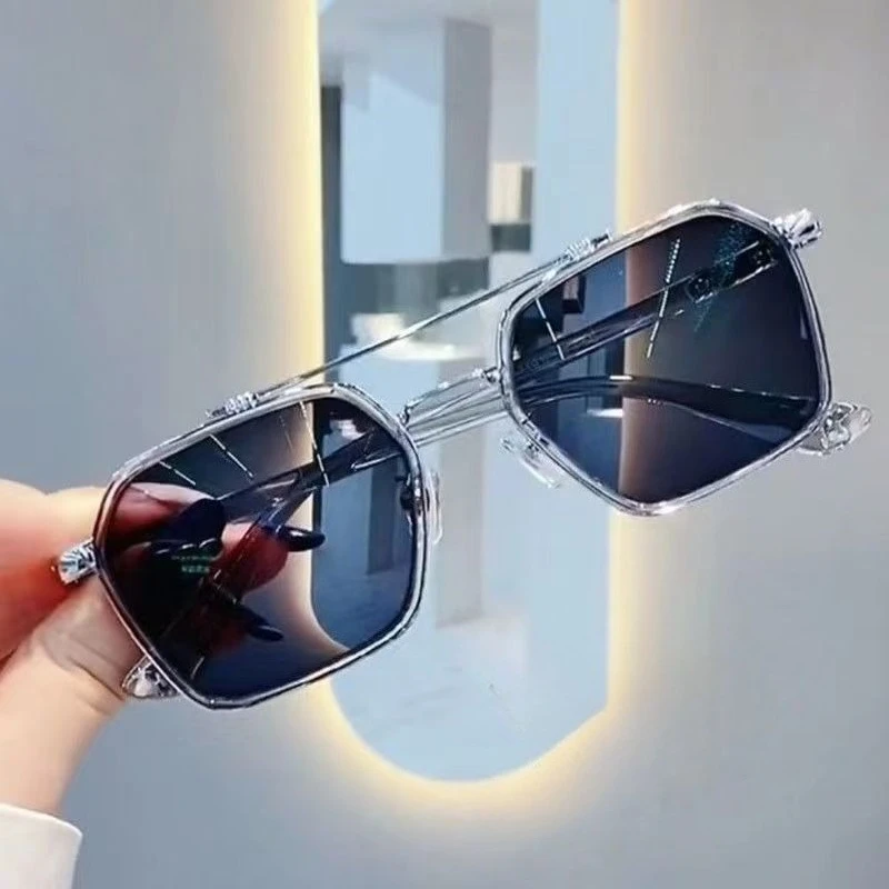نظارات شمسية ذكية فوتوكروميك للرجال نظارات شمسية احترافية للسائق الليلي والنهاري UV400 بتصميم كلاسيكي فاخر عتيق
